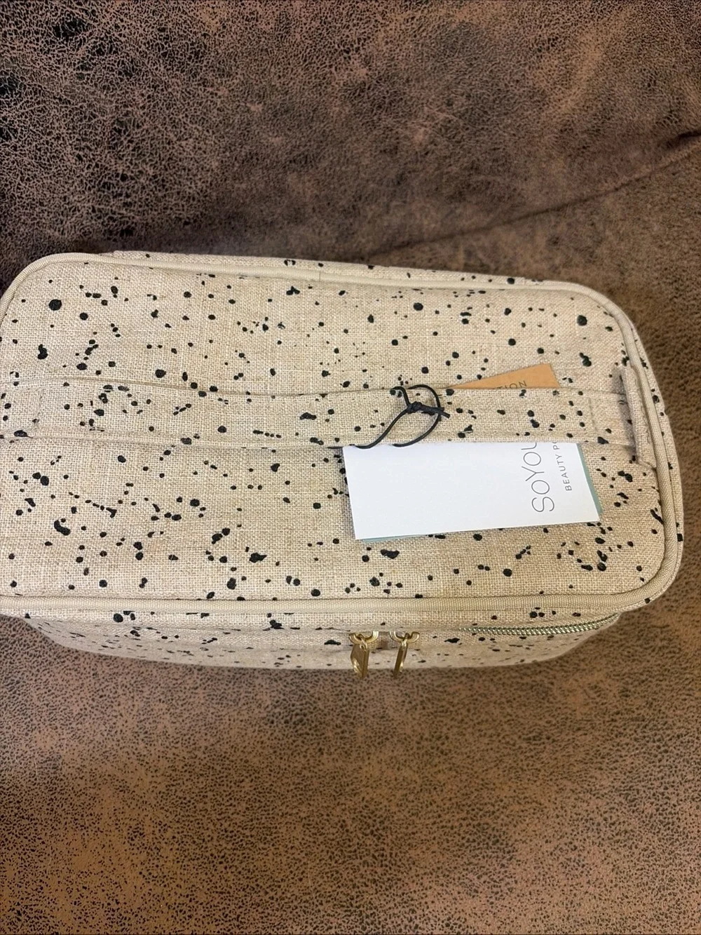 Beauty Poche - Cosmetic Bag & Makeup Organizer for Travel, Three-Tiered, Line...